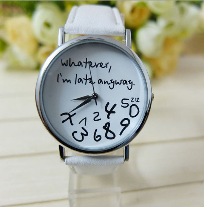 Fashion Casual Geneva Women's Watch Leather Belt