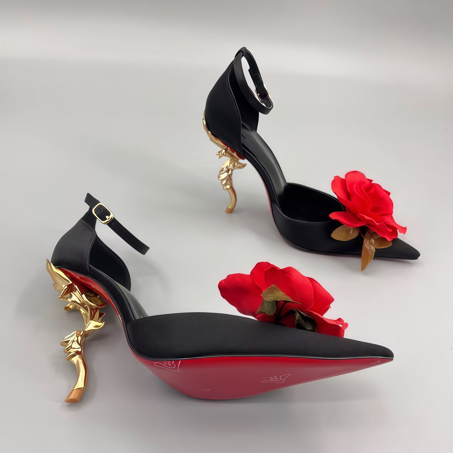 Enchanted Rose High Heel Shoes