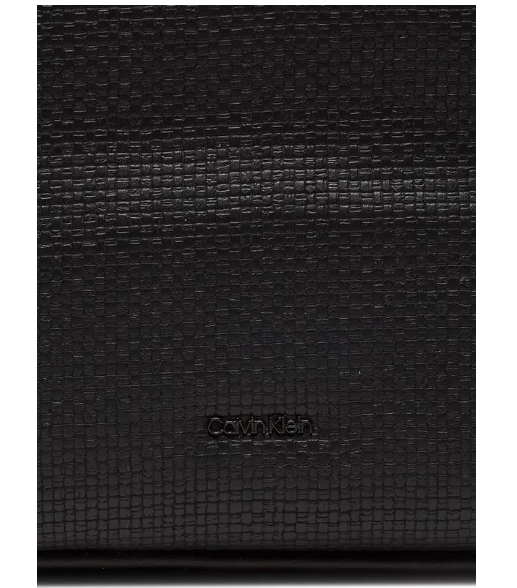Black Synthetic Leather Handbag