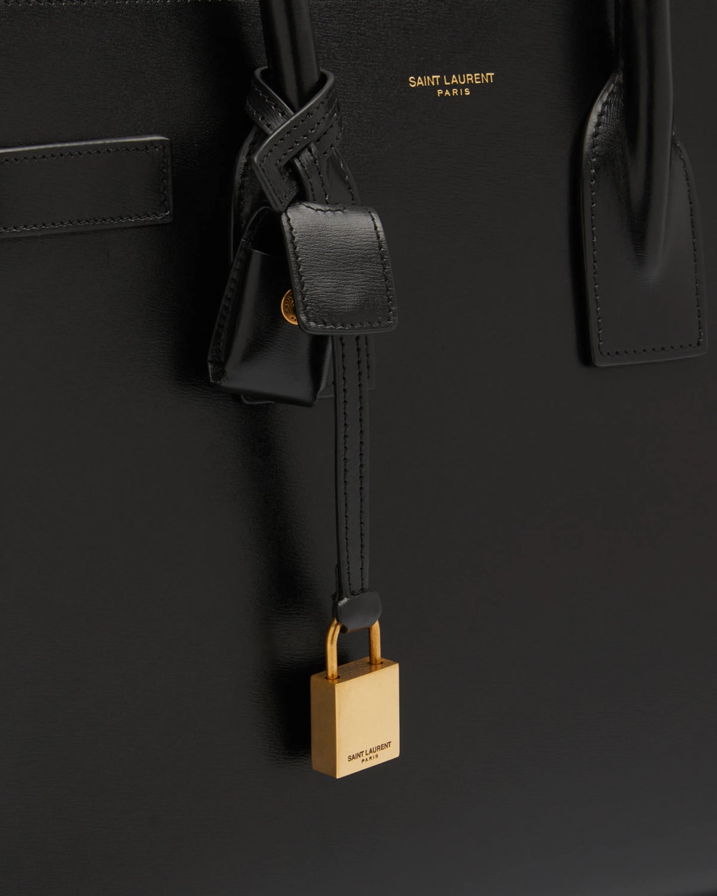 SAINT LAURENT Sac De Jour Small Top-Handle Bag in Smooth Leather