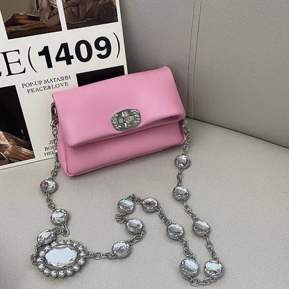 Shiny Diamond-encrusted Rhinestone Women's Trendy Messenger Bag