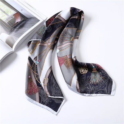 Decorative scarf silk scarf (See size chart where applicable)