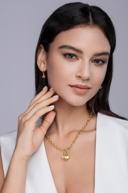 1Meteor Wish Luxury Fashion Diamond Pendant Necklace Set With Mosan Diamond Silver Ornaments Prohibit TikTok sales