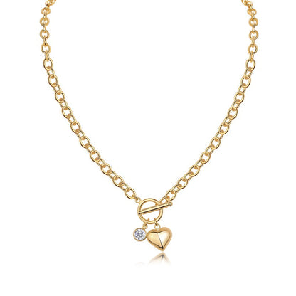 1Meteor Wish Luxury Fashion Diamond Pendant Necklace Set With Mosan Diamond Silver Ornaments Prohibit TikTok sales