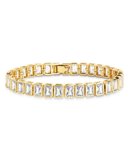 Roxie Bezel CZ Tennis Bracelet