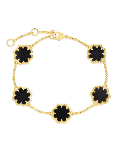 Rose Petal Station Bracelet