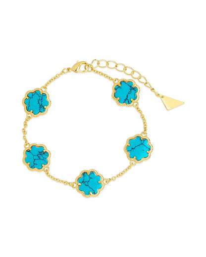 Rose Petal Station Bracelet