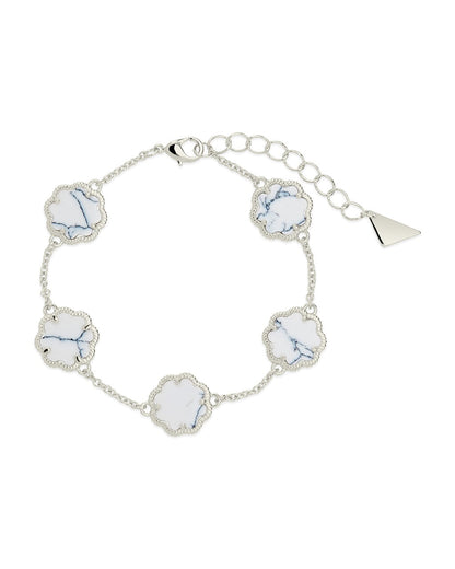Rose Petal Station Bracelet