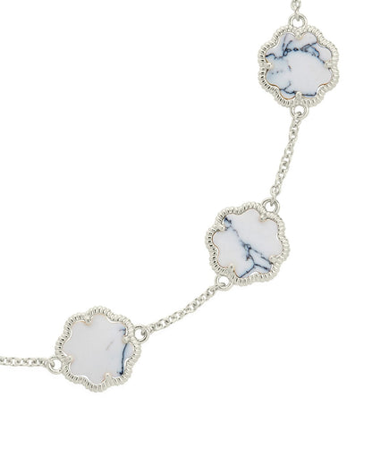 Rose Petal Station Bracelet