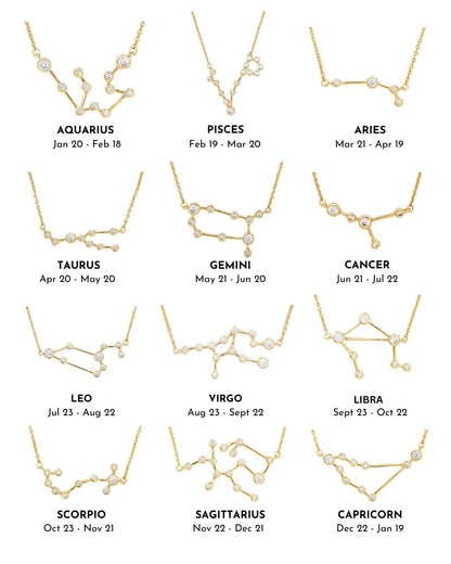 Sterling Silver 'When Stars Align' Constellation Necklace