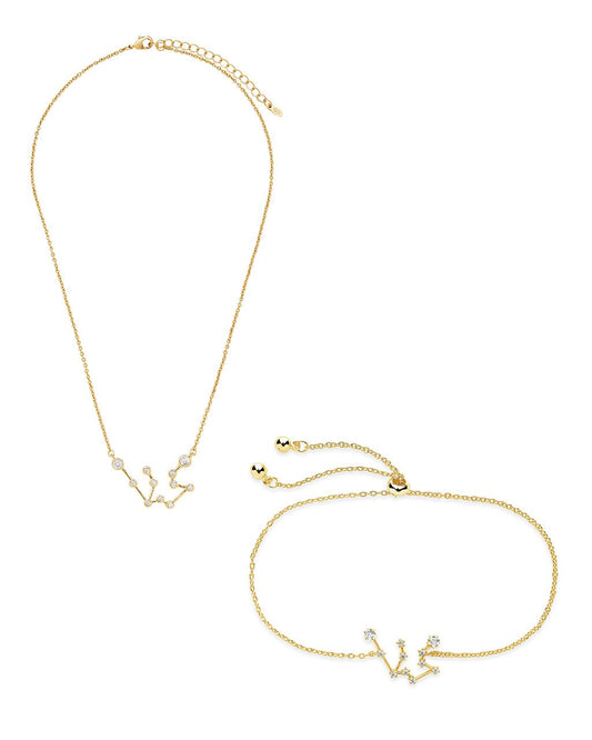 'When Stars Align' Constellation Necklace and Bracelet Set