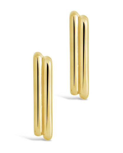 Baguette Hoop Earrings