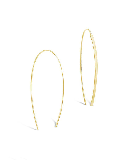 Sterling Silver Bar Threader Earrings