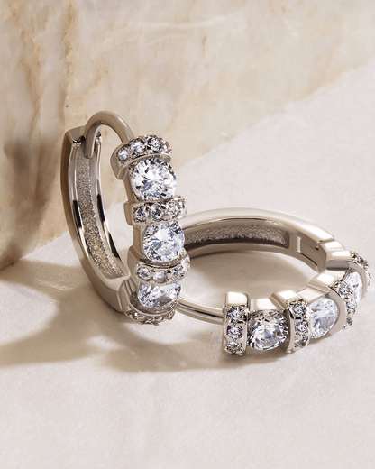Iskra CZ Micro Hoop Earrings