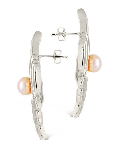 Fantaise Pearl Statement Stud Earrings