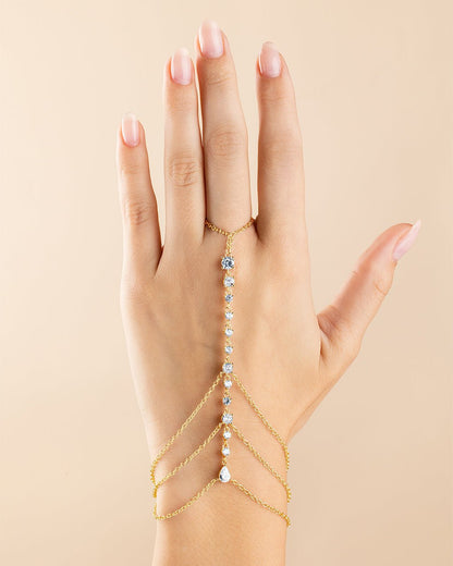 Anselma CZ Hand Chain