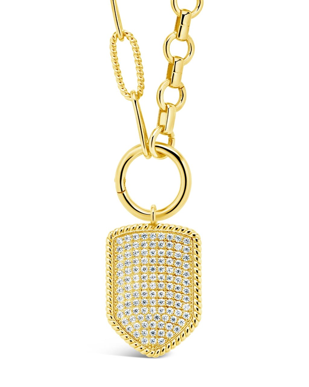 CZ Shield Charm