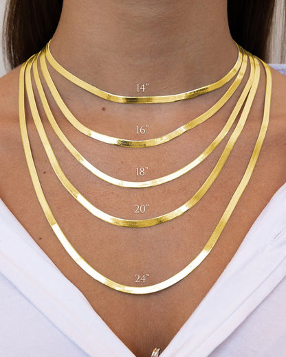 Sterling Silver Herringbone Chain