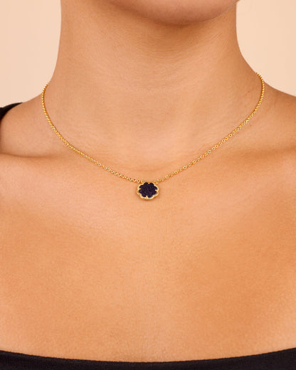 Rose Petal Pendant Necklace