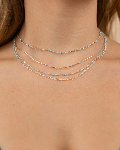 Multi Chain Layered Necklace
