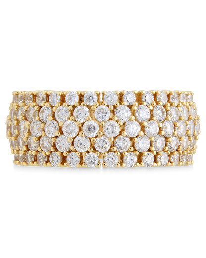 Sterling Silver Yvonne CZ Stacking Ring