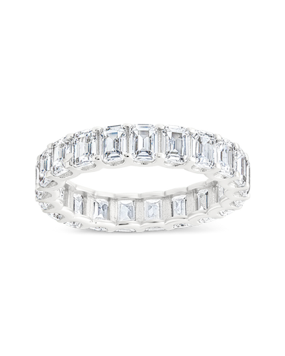 Sterling Silver Rio Baguette CZ Ring
