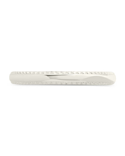 Sterling Silver Kayden Thin Textured Ring