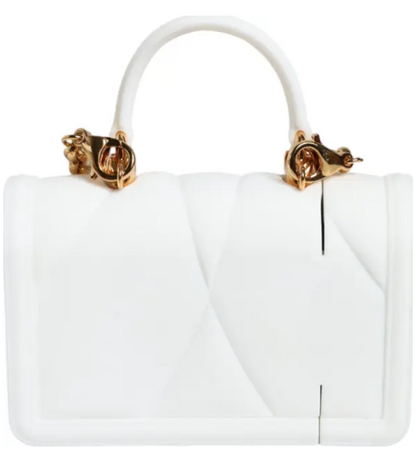 DOLCE & GABBANA White Silicone Devotion Heart Cover Hand Bag Airpod Case