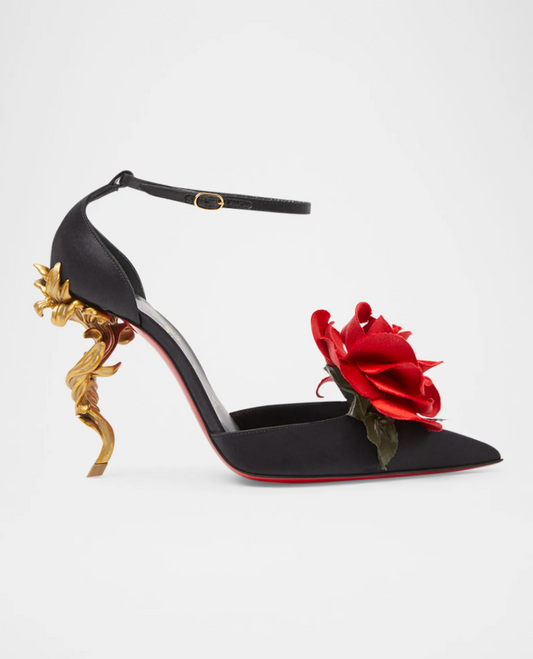 Enchanted Rose High Heel Shoes